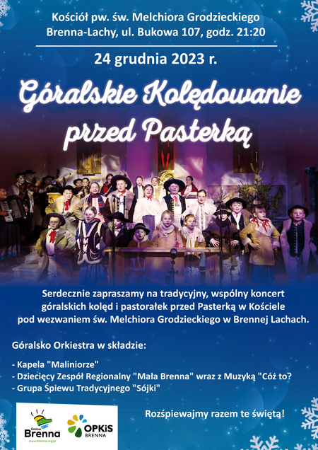 Góralskie Kolędowanie przed Pasterką (kliknięcie spowoduje powiększenie obrazu)