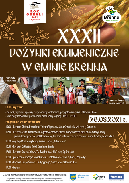 Zapraszamy na XXXII Dożynki Ekumeniczne (kliknięcie spowoduje powiększenie obrazu)