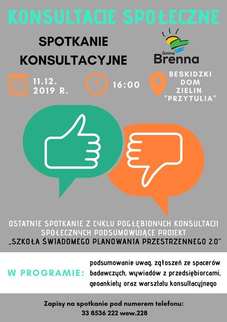 Spotkanie konsultacyjne (kliknięcie spowoduje powiększenie obrazu)
