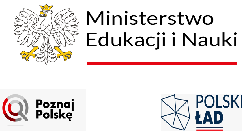 Logo MEN, Poznaj Polskę, Polski Ład