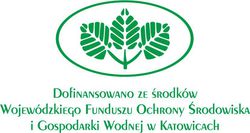 Logotyp dotyczący dofinansowania ze środków Wojewódzkiego Funduszu Ochrony Środowiska i Gospodarki Wodnej w Katowicach