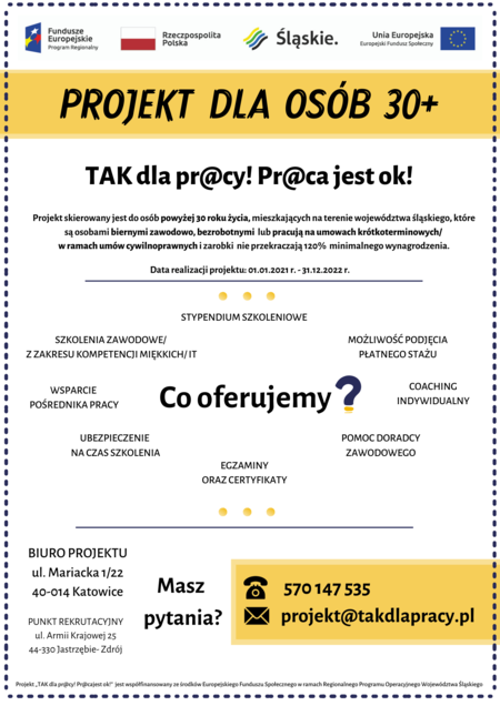 plakat informacyjny o projekcie (kliknięcie spowoduje powiększenie obrazu)