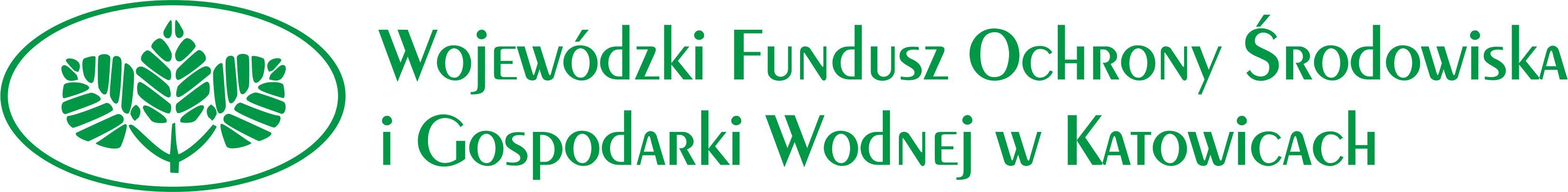 Zielone logo Wojewódzkiego Funduszu Ochrony Środowiska i Gospodarki Wodnej w Katowicach